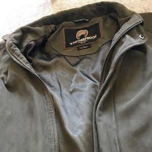 🌲Green Suede Utility Jacket - Like New🌲